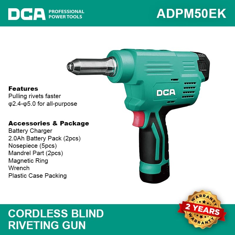 CORDLESS BLIND RIVETING GUN ADPM50EK