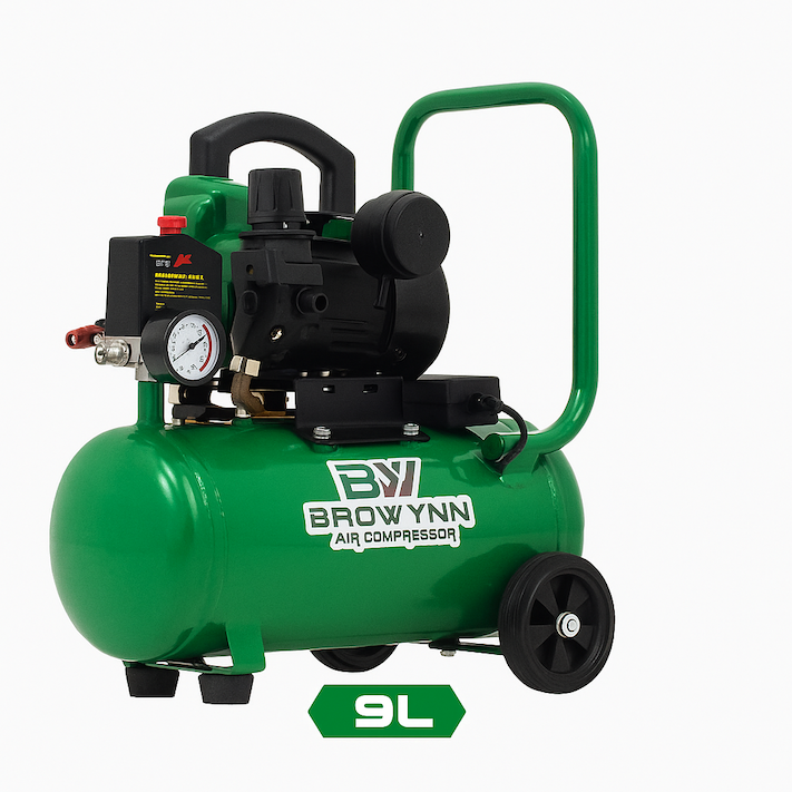 Compressor Oil Free HS 1.2HP 9L BROWYNN 