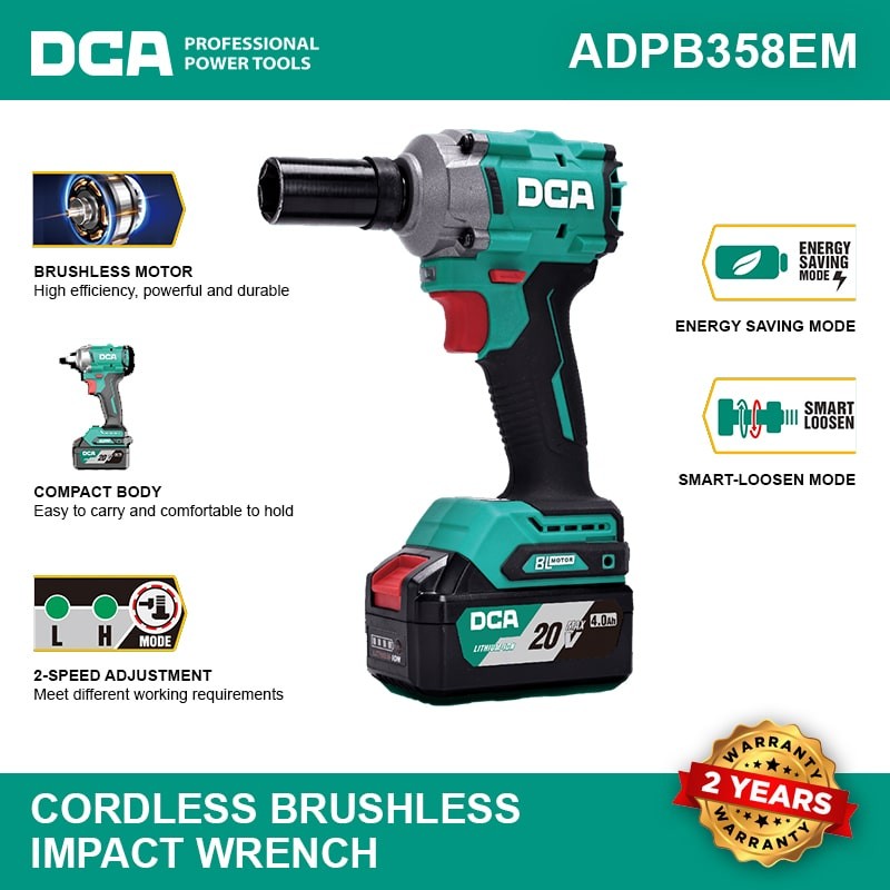CORDLESS BRUSHLESS IMPACT WRENCH ADPB358EM