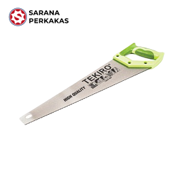 TEKIRO Handsaw TPR Handle Two Teeth Gergaji Tangan Gagang TPR 2 Mata
