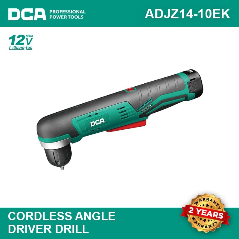 CORDLESS ANGLE DRIVER DRILL ADJZ14-10EK